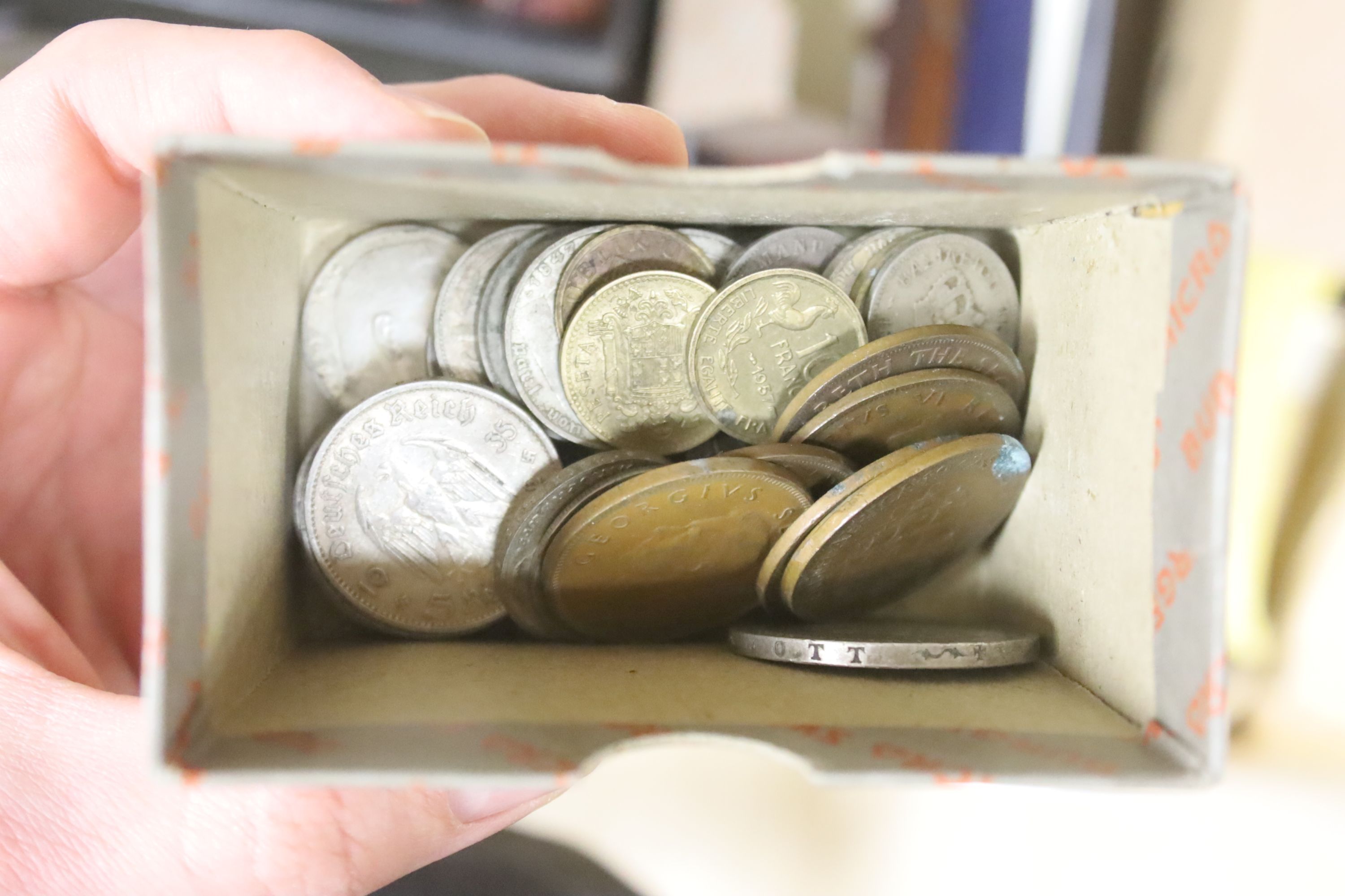 A quantity of UK, German etc. coinage, 18th-20th century